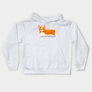 Corgi Dog Kids Hoodie